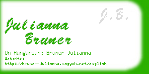 julianna bruner business card